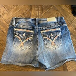 Gently used Miss me shorts, no stains or tears